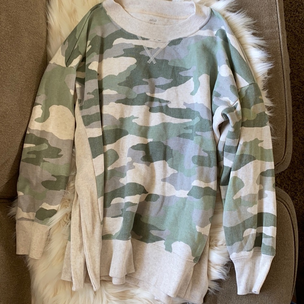 Camo Aerie Sweater
